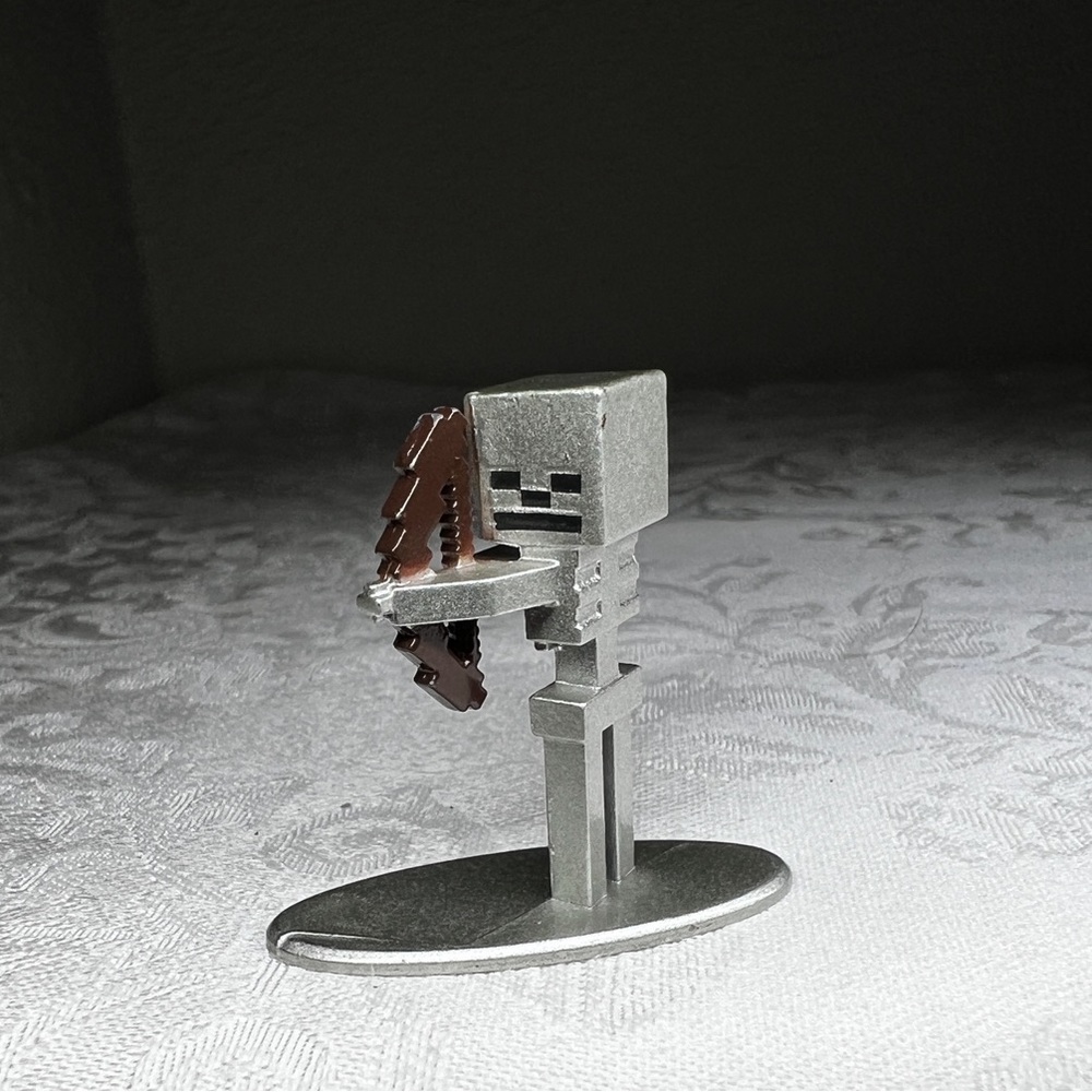 Minecraft Skeleton Nano Metalfigs Jada Toys Figurine Game Piece Cake Topper